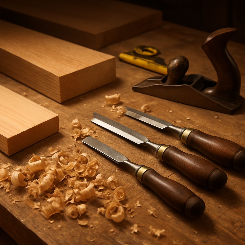 Quality carpentry tools and timber — the craft behind Dunn It Constructions